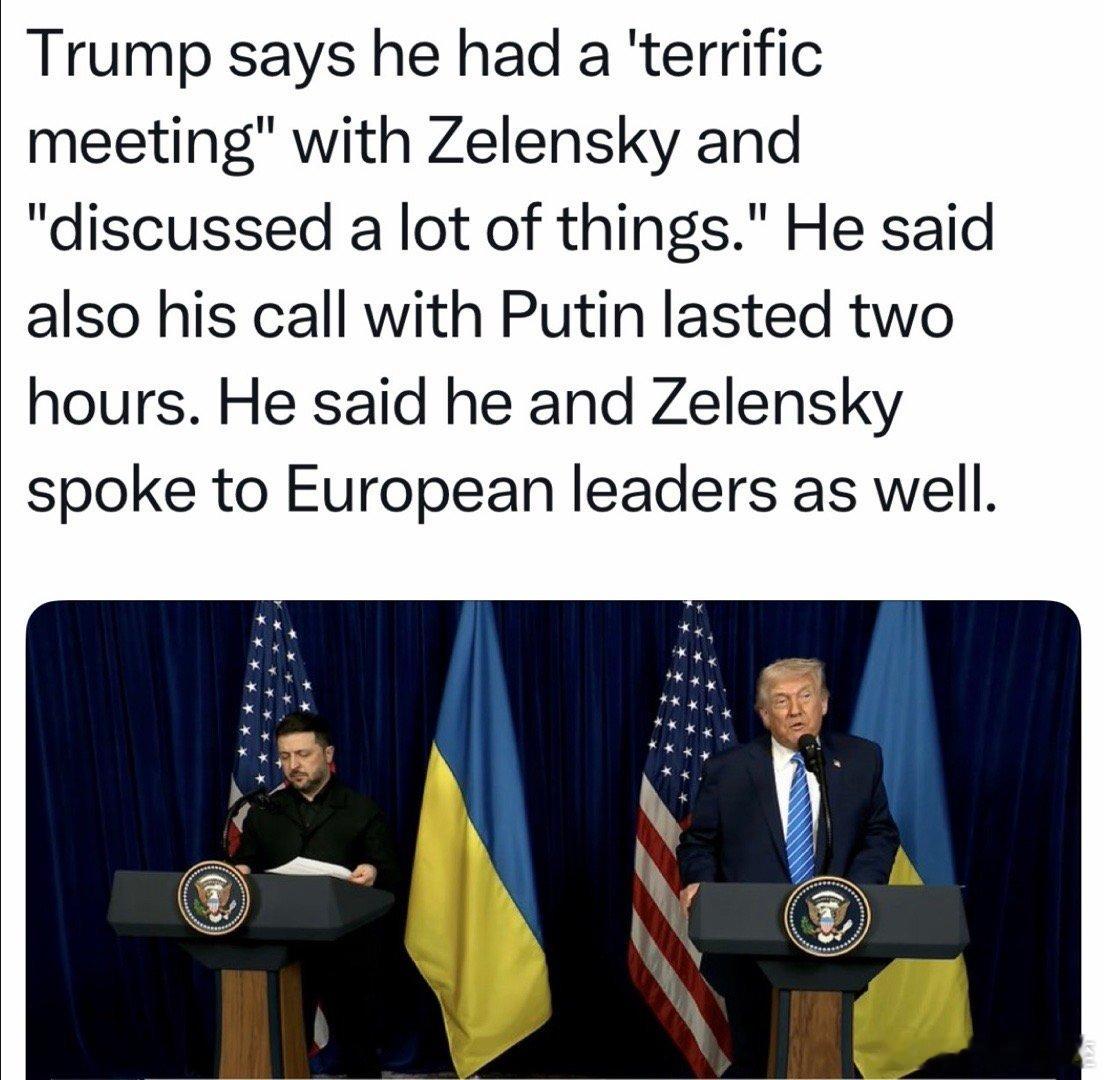 美乌总统会谈结束新闻会上，没有透露实质性进展，只是“谈得很好”、“谈了很多问题”