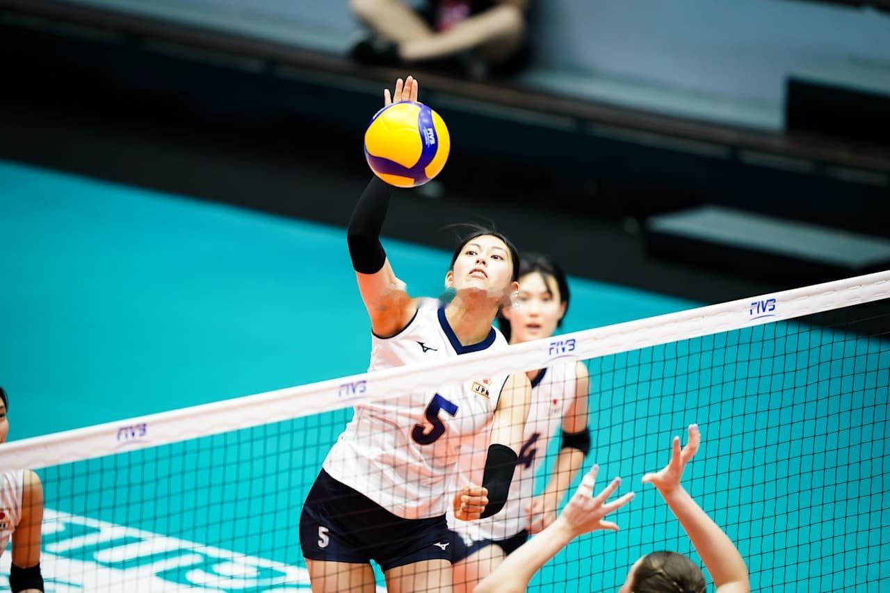 2025年U21女排世锦赛D组第五轮，日本队3-1（24-26 25-17 25