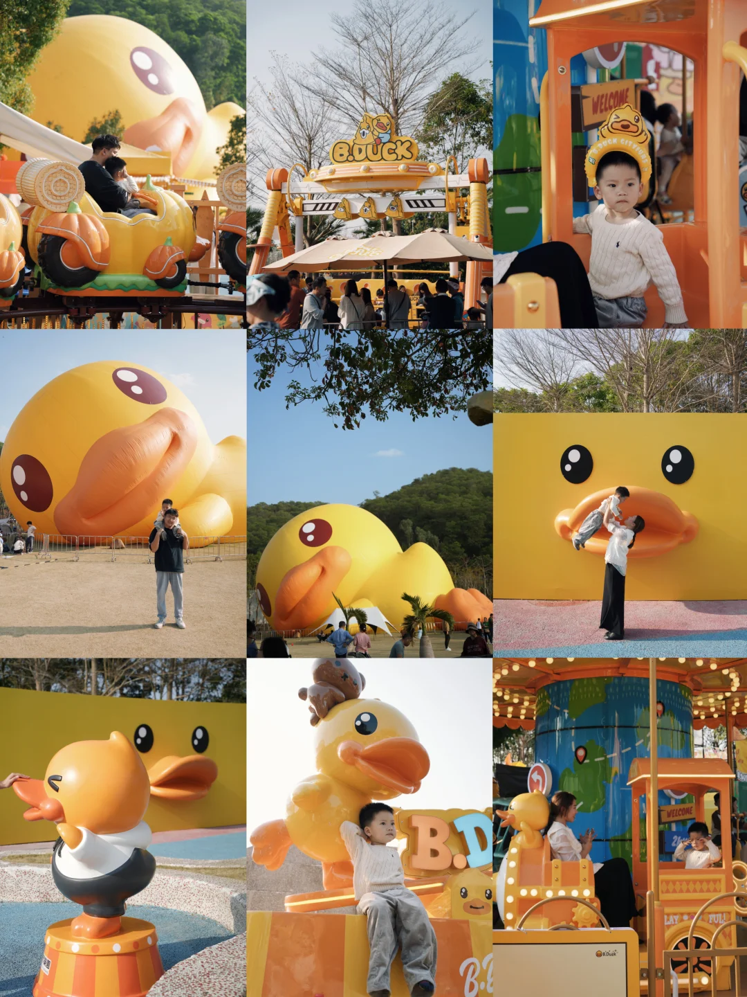 马上遛娃｜𝗕.𝗗𝘂𝗰𝗸游乐园有点萌鸭🤣