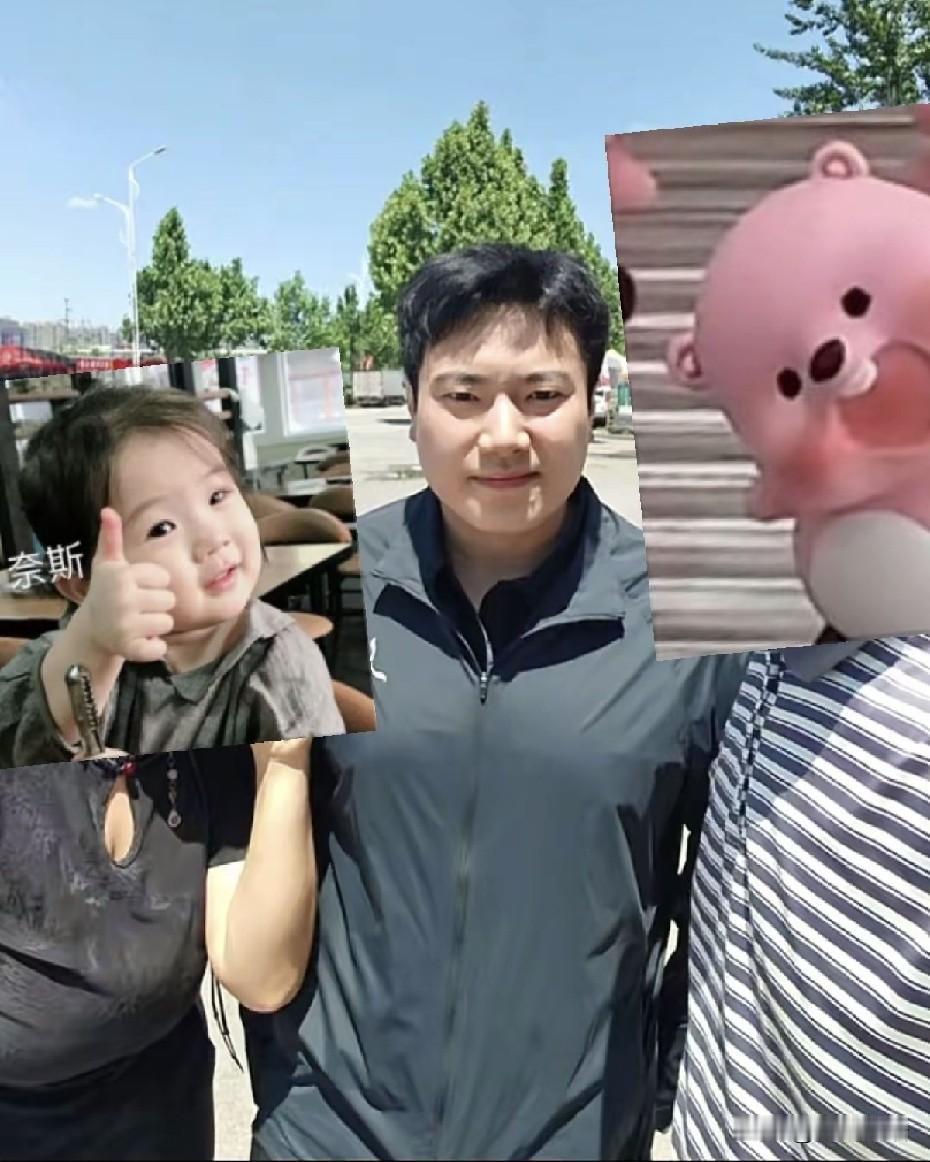 梁靖崑在唐山被偶遇了。
梁靖崑一家四口昨天回唐山了，回去后先去了丈母娘家的店里，
