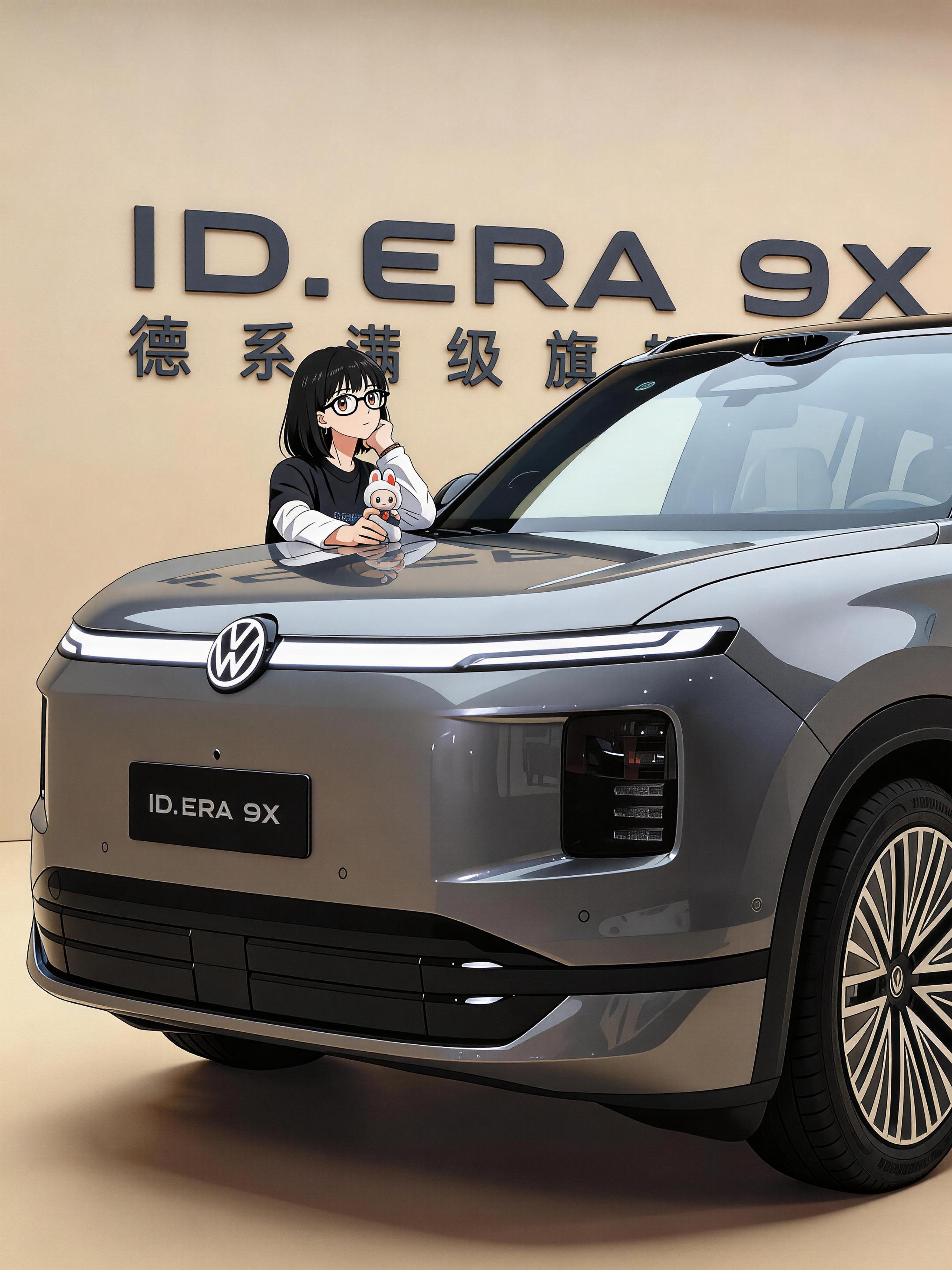 大众 ID.9X 最喜欢的颜色……是金色（其实金银绿三款颜色都不错）偏爱金色，是