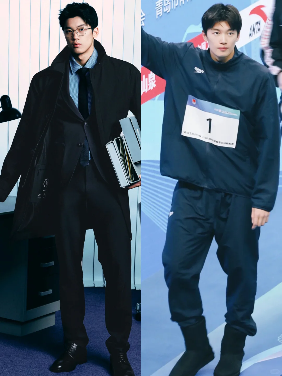 可霸总可男大 192的汪顺时尚表现力太优越