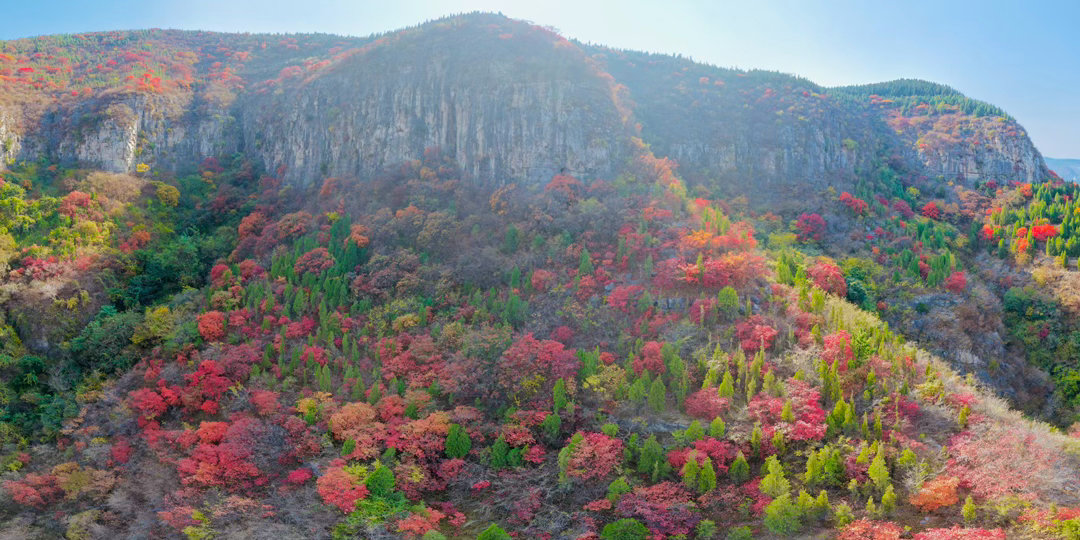 发现宝藏山东济南南山寻秋，这一站青铜山大峡谷。山东旅行拥车子旅图[超话]  ​​