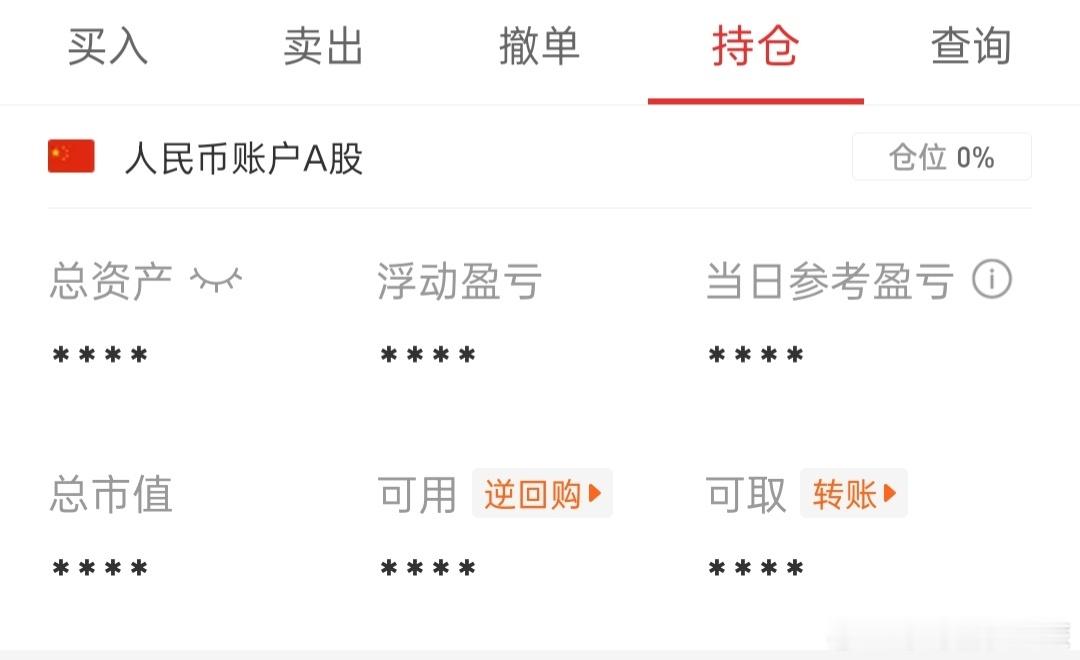 a股暂时空仓中 