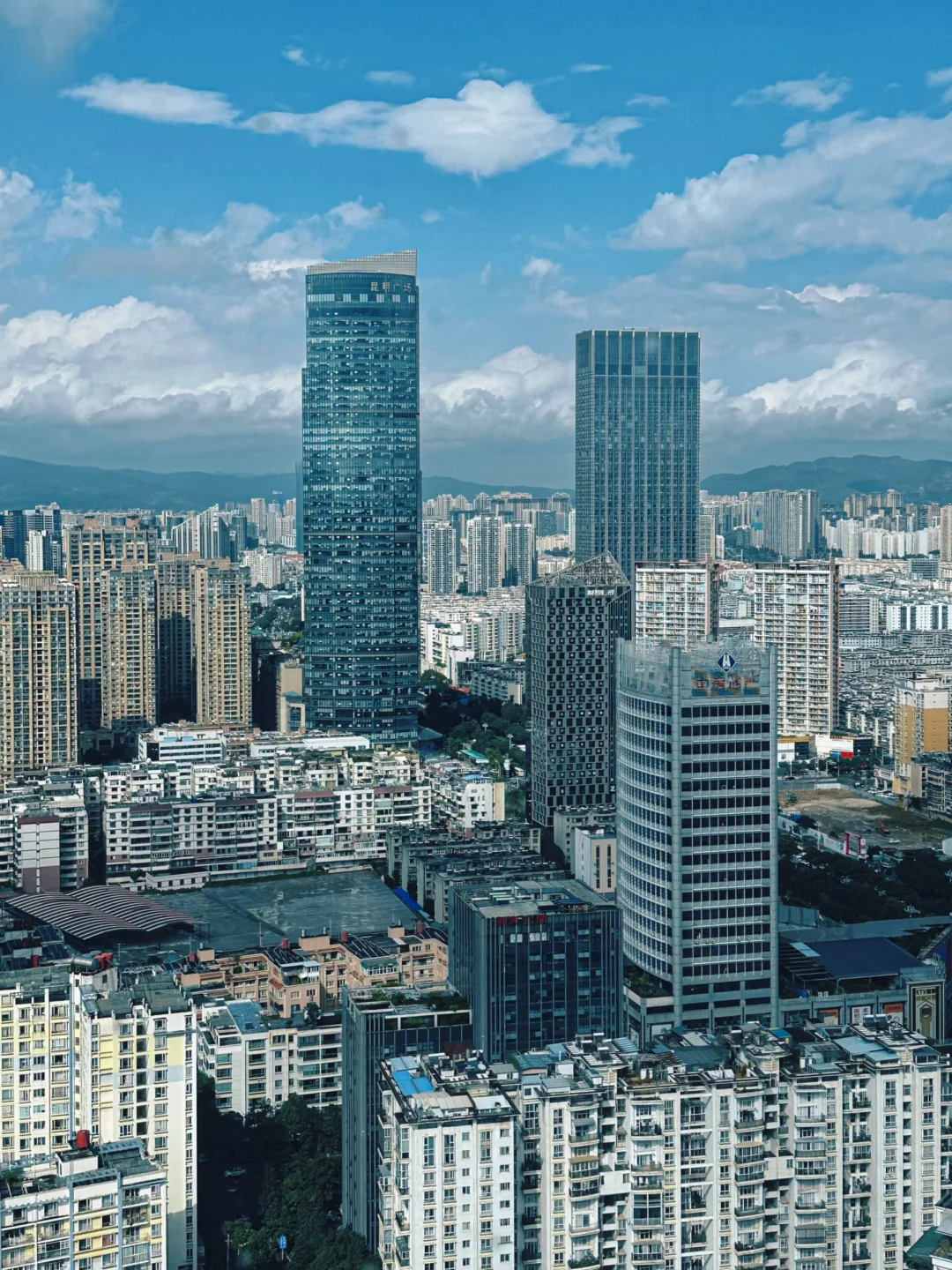 昆明终于放晴了！谁懂啊这张图含金量！