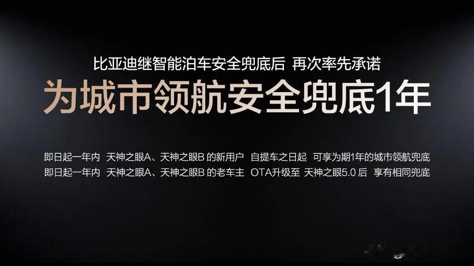 比亚迪兜底战术完胜，这是其他新能源汽车厂不是说做不做的到的问题，而是有没有能力做