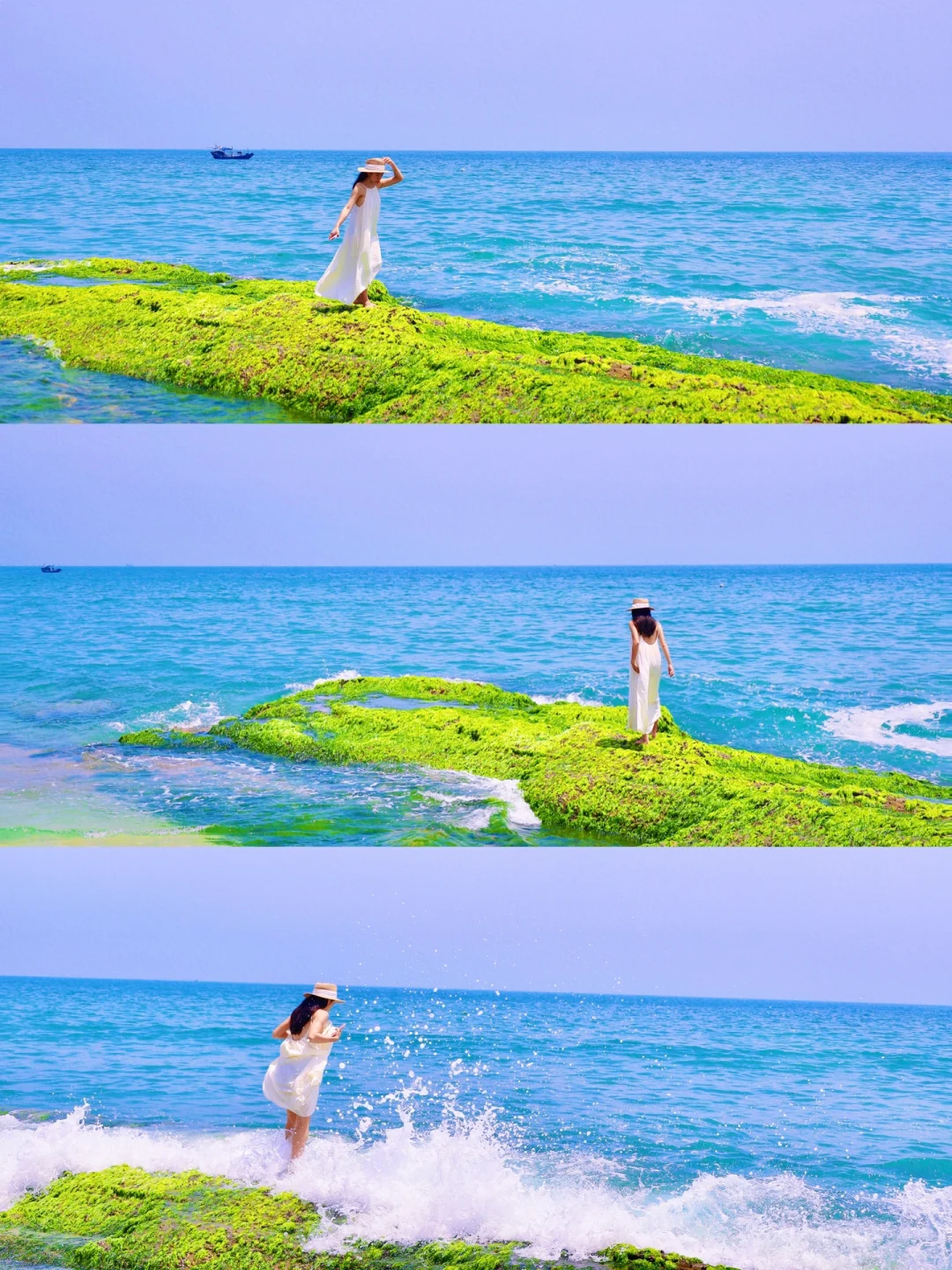 广州自驾2.5H🚗治愈蓝绿海滩🏖人少景美‼️