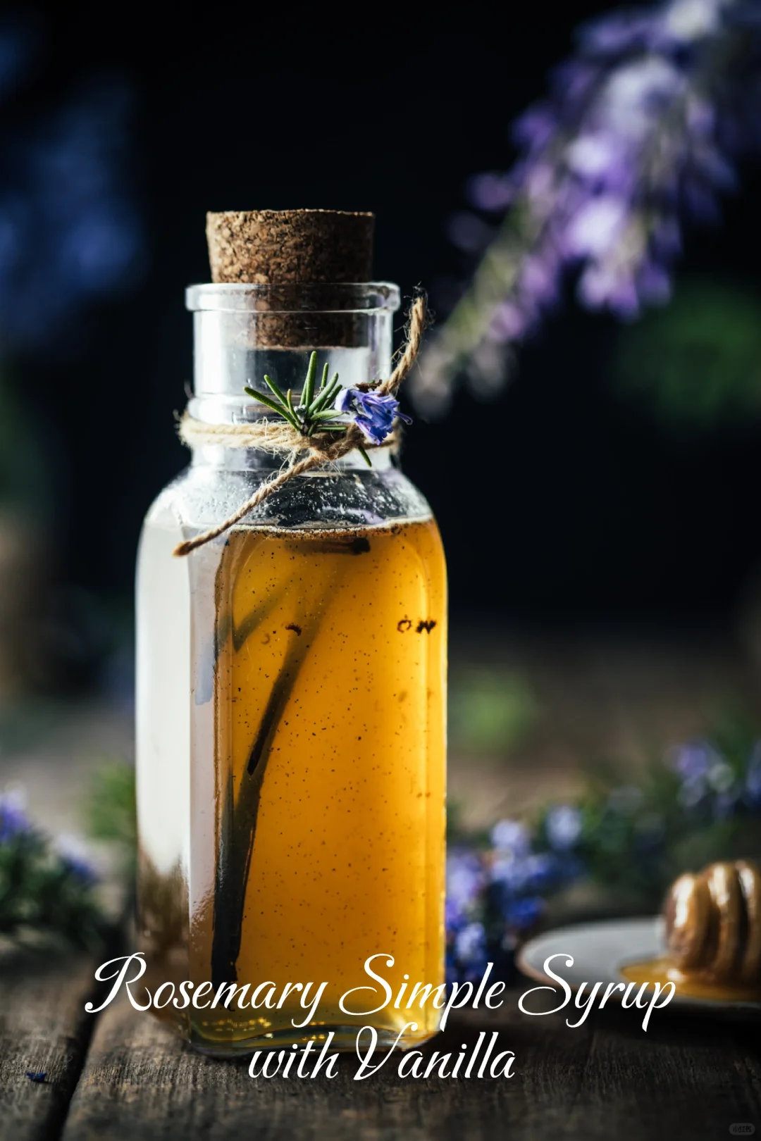 迷迭香香草糖浆 ｜ Syrup with Vanilla 💐