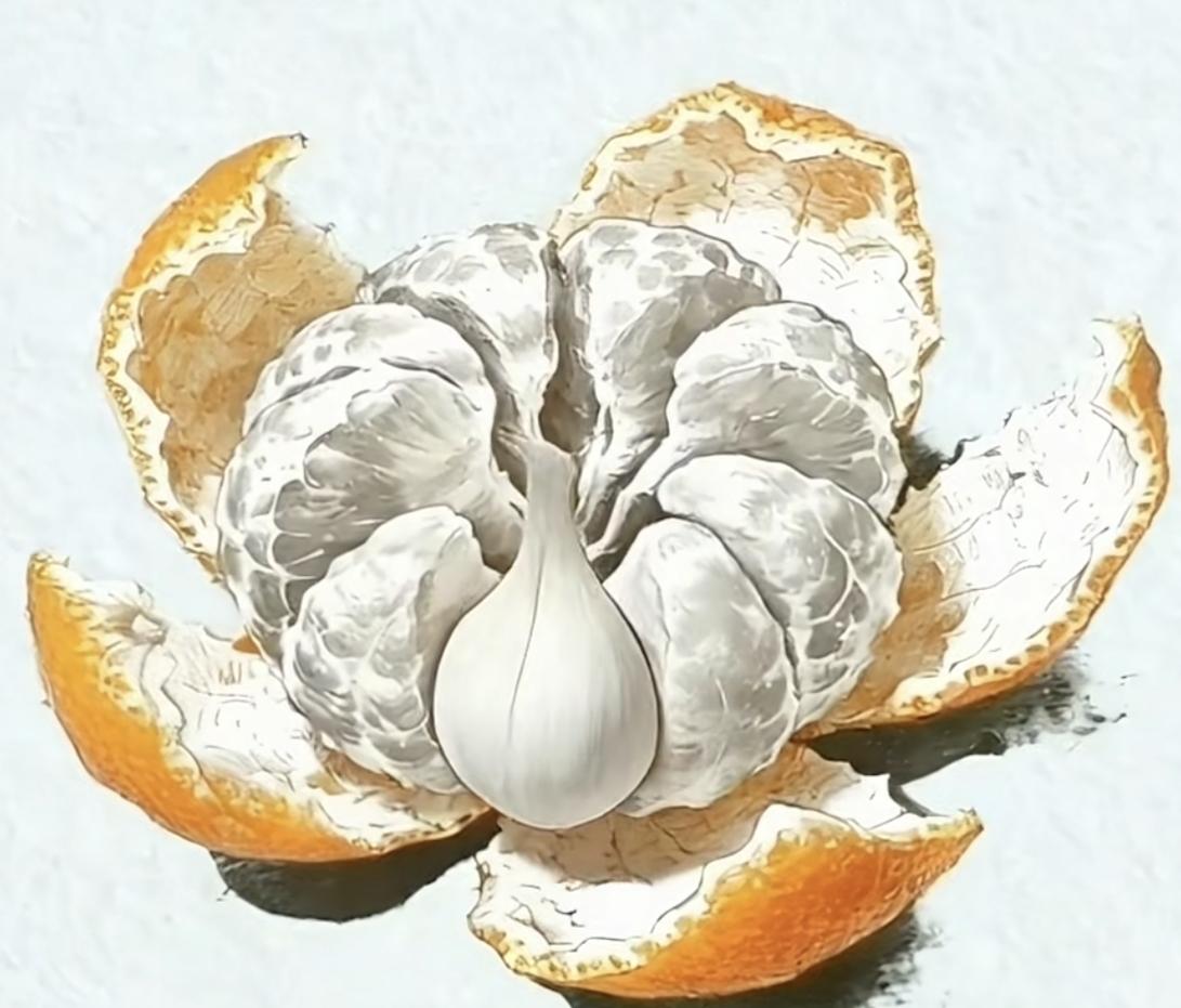 挤不进别人的心里
就不要硬挤了
就“蒜”挤进去，也是“橘”外人，网友：为什么要往