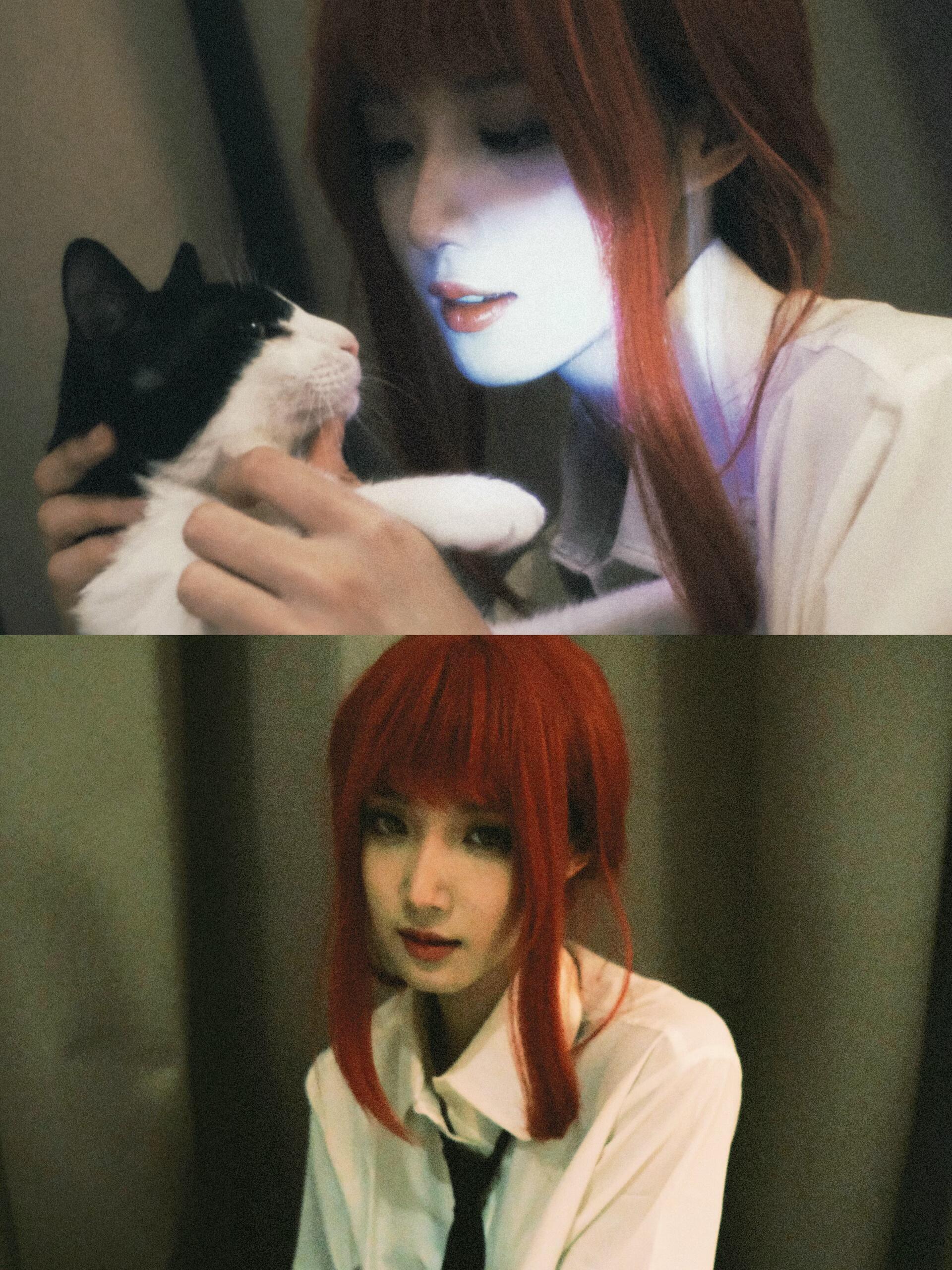 卧槽卢昱晓审美积累中…..[流鼻血][流鼻血]卢昱晓cos玛奇玛 ​​​