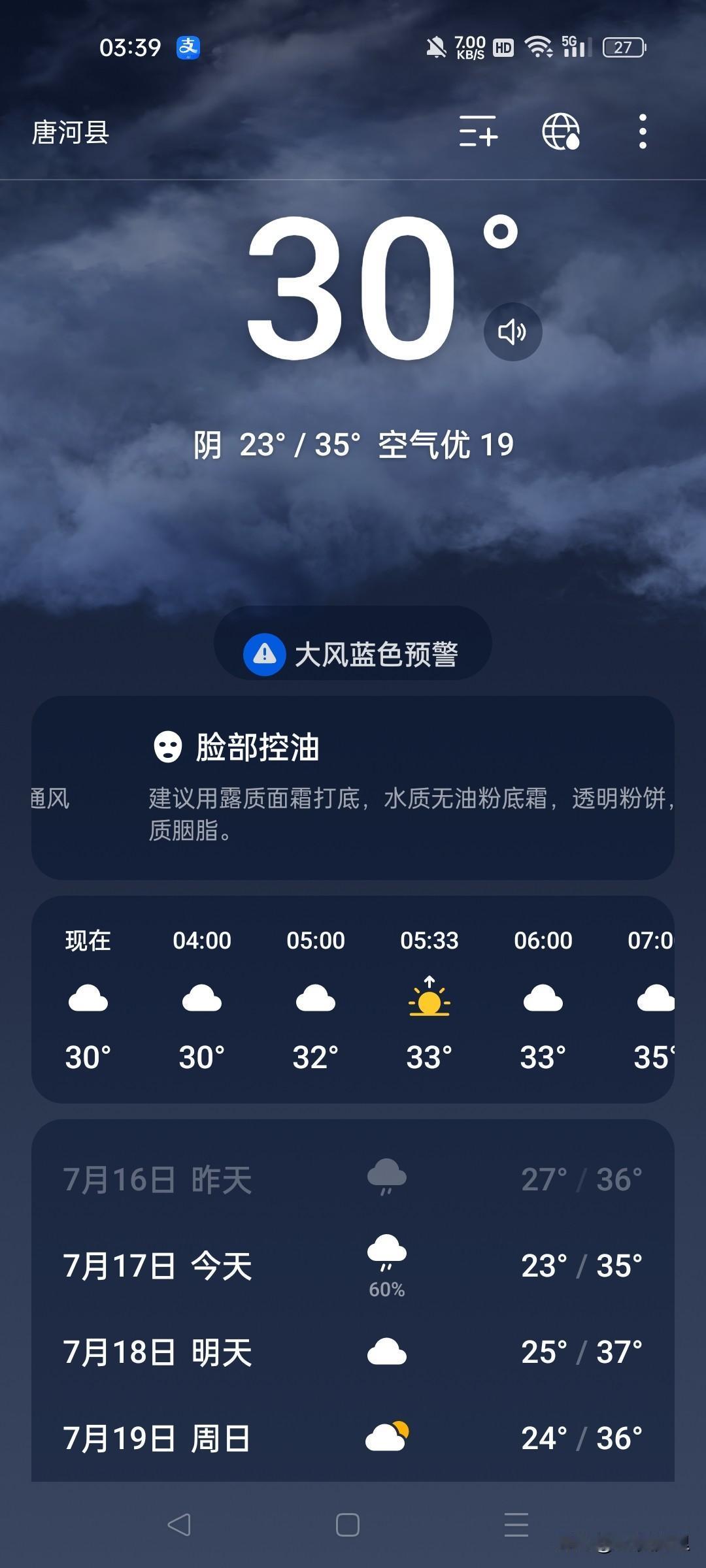 现在的天气预报是不是猜测的？
暴雨蓝色预警，大风蓝色预警，强对流蓝色预警………