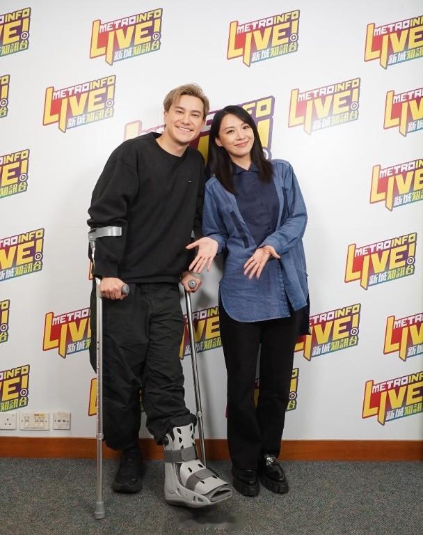 【On.cc】朱敏瀚腳傷留院1晚　避談陳曉華有否慰問和探望藝人朱敏瀚及陳煒今日（