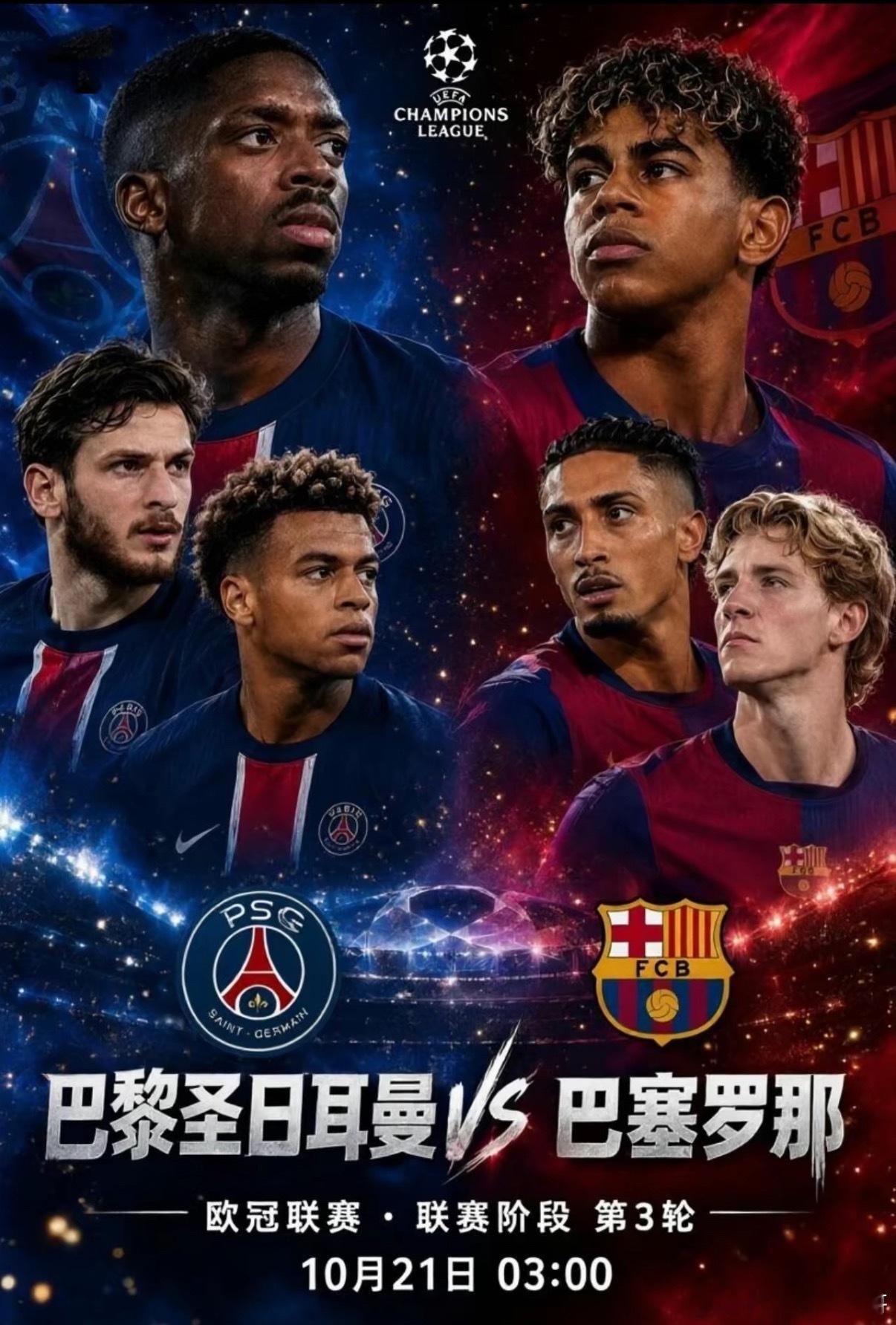 兄弟们！猜比分啦！[哈哈]欧冠巅峰对决！当世两大最强火力对决！点赞[心]评论转发