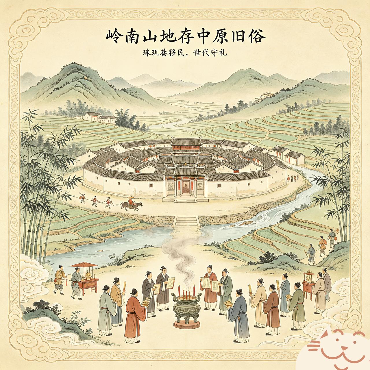 两宋时期，大批中原士民(客家先民)为避战乱南迁。其中，就有从开封南迁而来的客家先