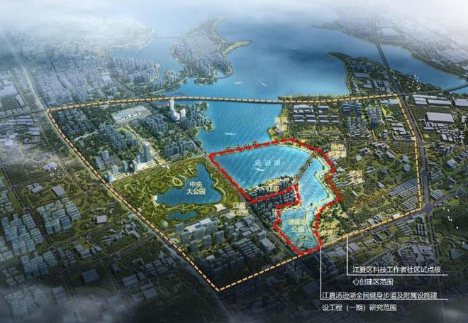 湖北武汉：斥资2.54 亿！江夏汤逊湖环湖绿道工程正在进行。

武汉江夏汤逊湖环