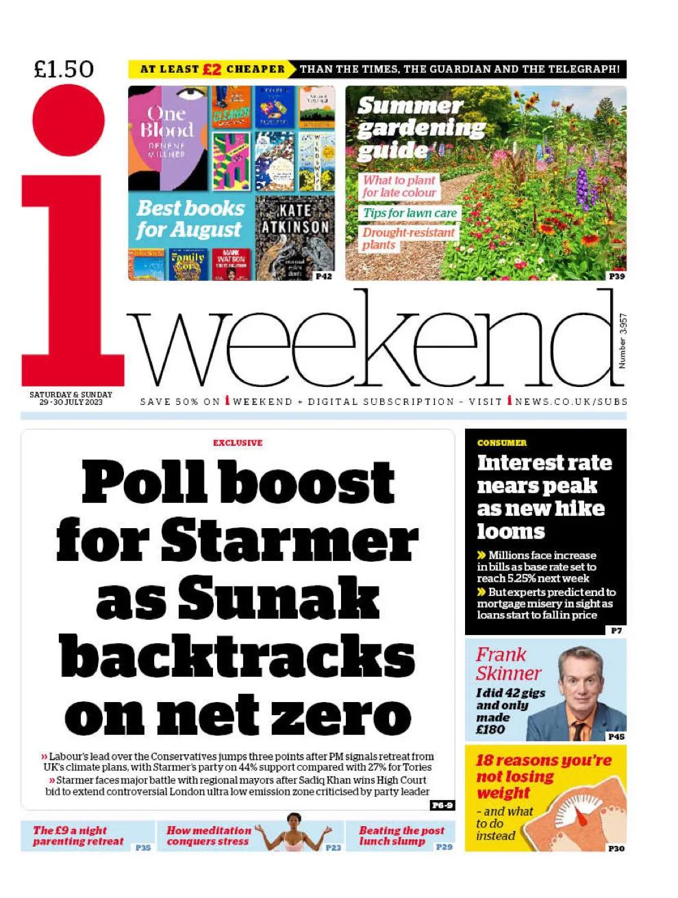  英反对党扩大民调领先优势

《i》周末版报道，最新民调结果显示，英国主要反对党