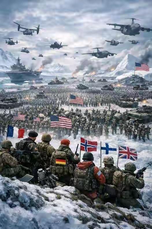 自从美国又一次明说要吞并格陵兰之后，欧盟吓疯了，紧急派遣高达一个排的联合兵力，对