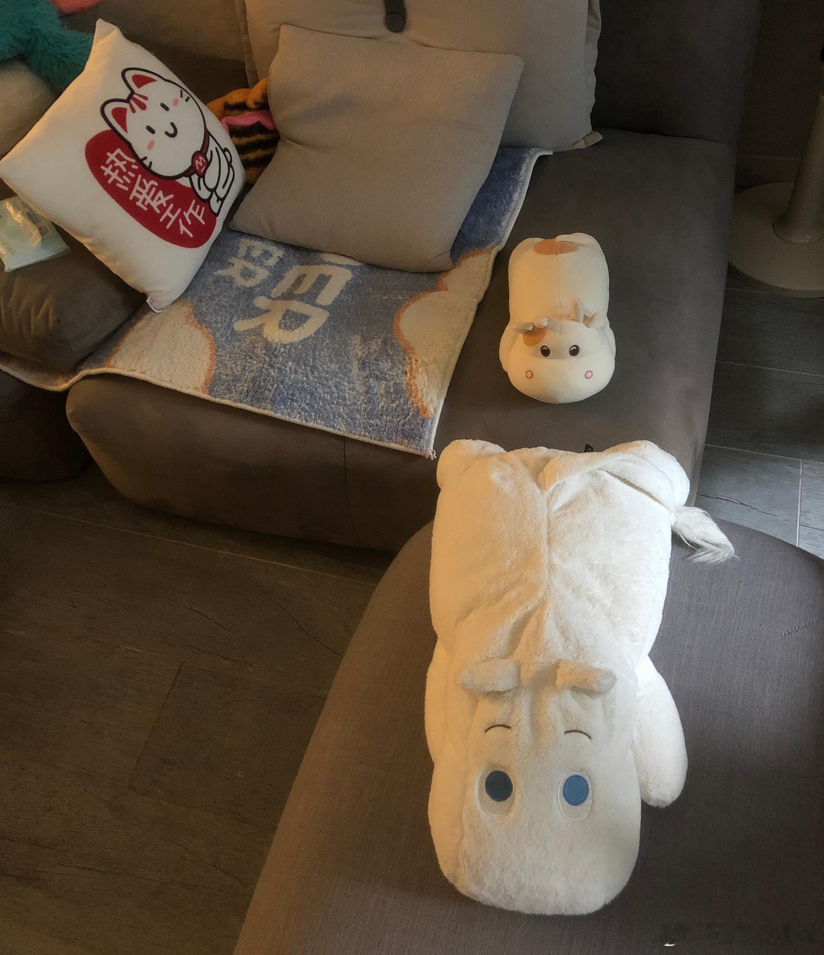 morning～！[挤眼][挤眼]晨光熹微，乍一看，像是大牛后面跟着小牛，定睛一