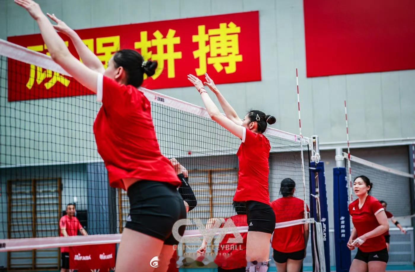 中国女排姑娘们的集训照片来啦中国女排
