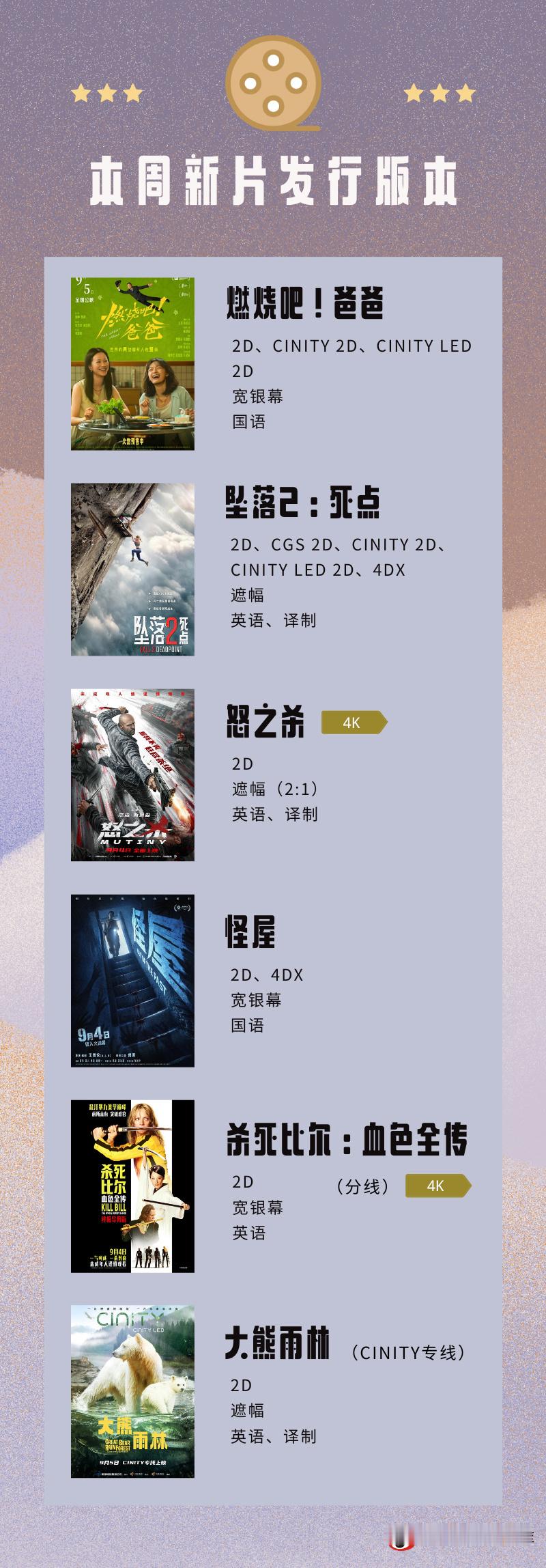 凉映新片 很丰富多彩的一周[喵喵] ​​​