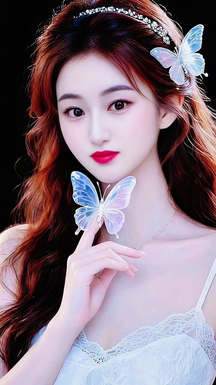 蝴蝶🦋艺术照 梦幻写真 优雅气质 温柔风 清纯甜美