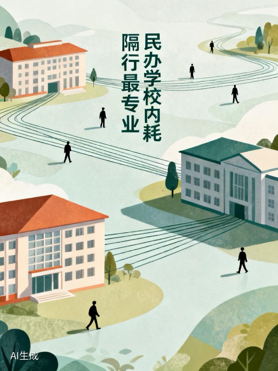 在民办学校里，经常有些内耗的事发生。学校规模越大，这问题往往越严重。
这种内耗，