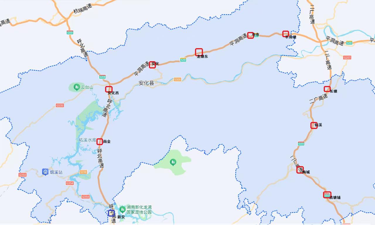 县级高速公路优秀的城市—湖南安化
        安化境内有平洞高速、二广高速、