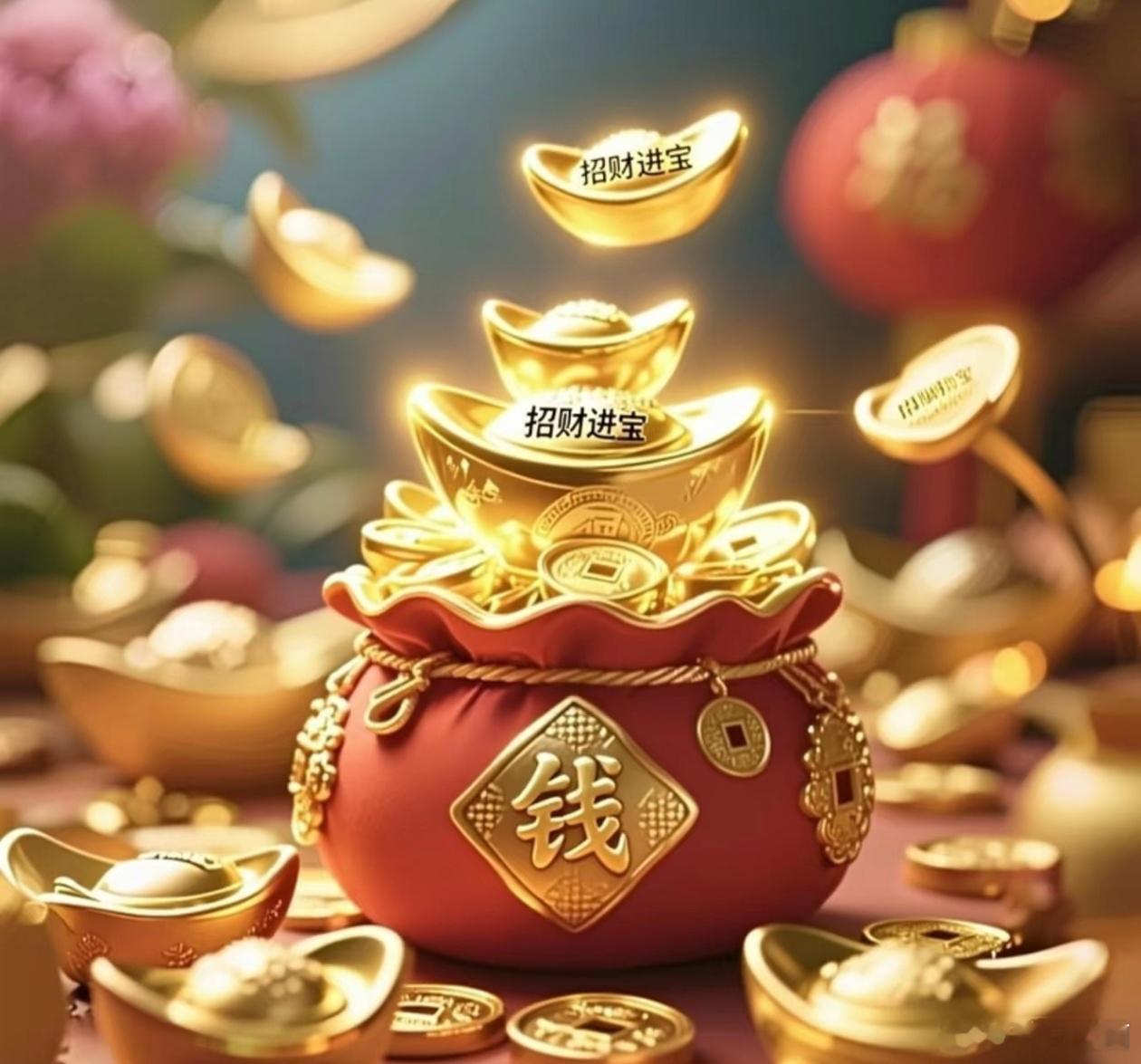 各位富婆们，这是一个财运钱包包，里面有金币，有金元宝。点赞，开启富婆之路吧。 ​