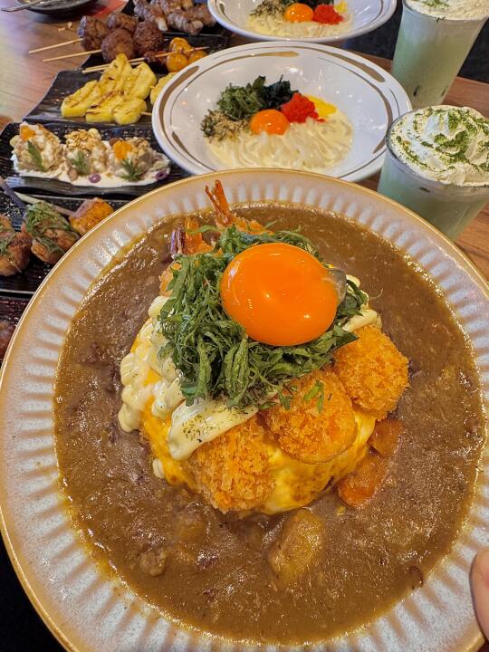 上海坠好吃的日式炸虾咖喱饭🍛！！！！