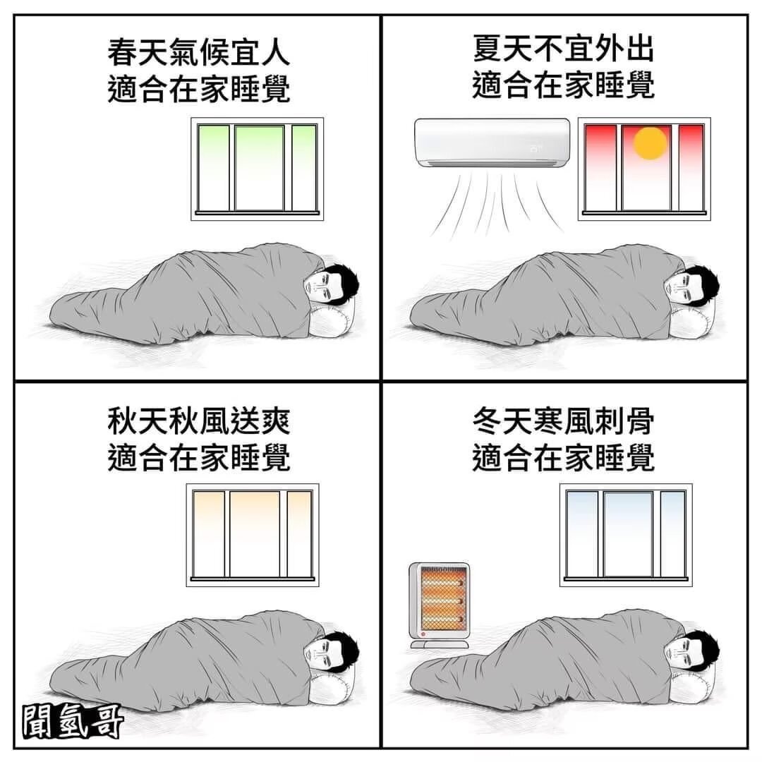春困夏盹秋乏冬眠[睡][睡][睡] ​​​
