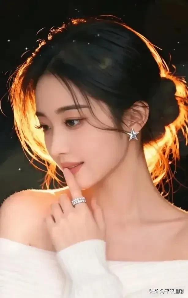 什么年龄段的女人最有女人味?
逆光勾勒出发丝的金边，星芒耳饰与钻戒相映，指尖轻抵