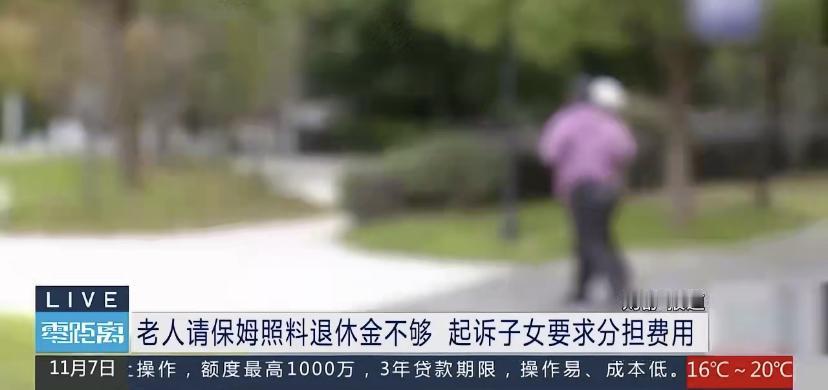 南京有位八十多岁的高奶奶，每月领着4700元退休金。年纪大了身体不好，需要请人照