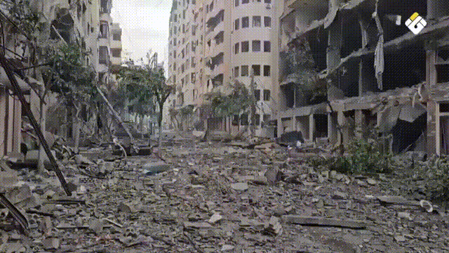 到处是瓦砾废墟，特拉维夫好像是一座正被拆迁的城市