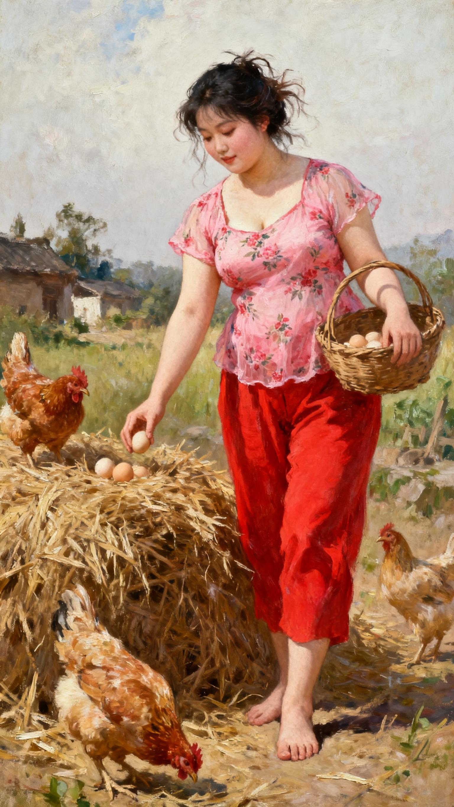 乡村味道 大公鸡 土鸡蛋