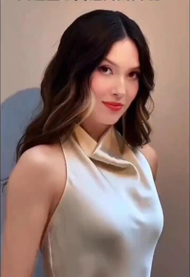 谷爱凌出席米兰时装周，奥运冠军的气场真是绝了，完全不输模特和女明星，一袭白色连体