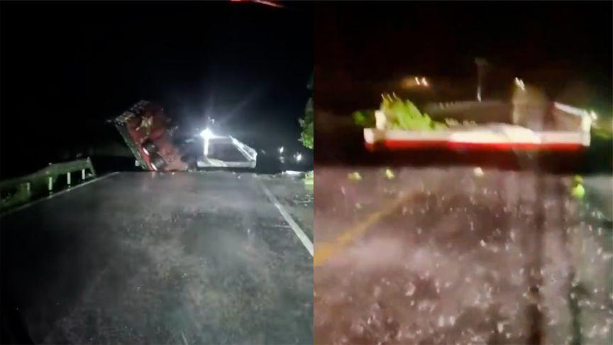 【河北保定满城一桥梁坍塌，两过路货车落水 当地：1人失联正搜救】7月30日，33
