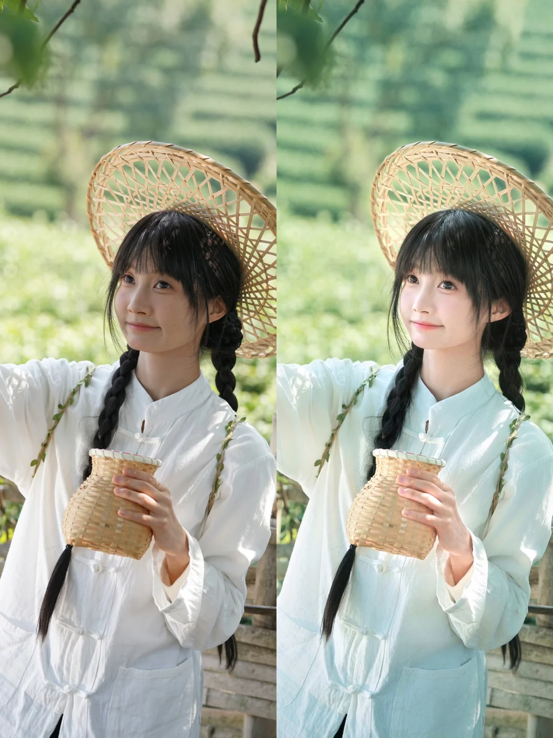 修完后也太惊艳了吧、后期修图前后对比