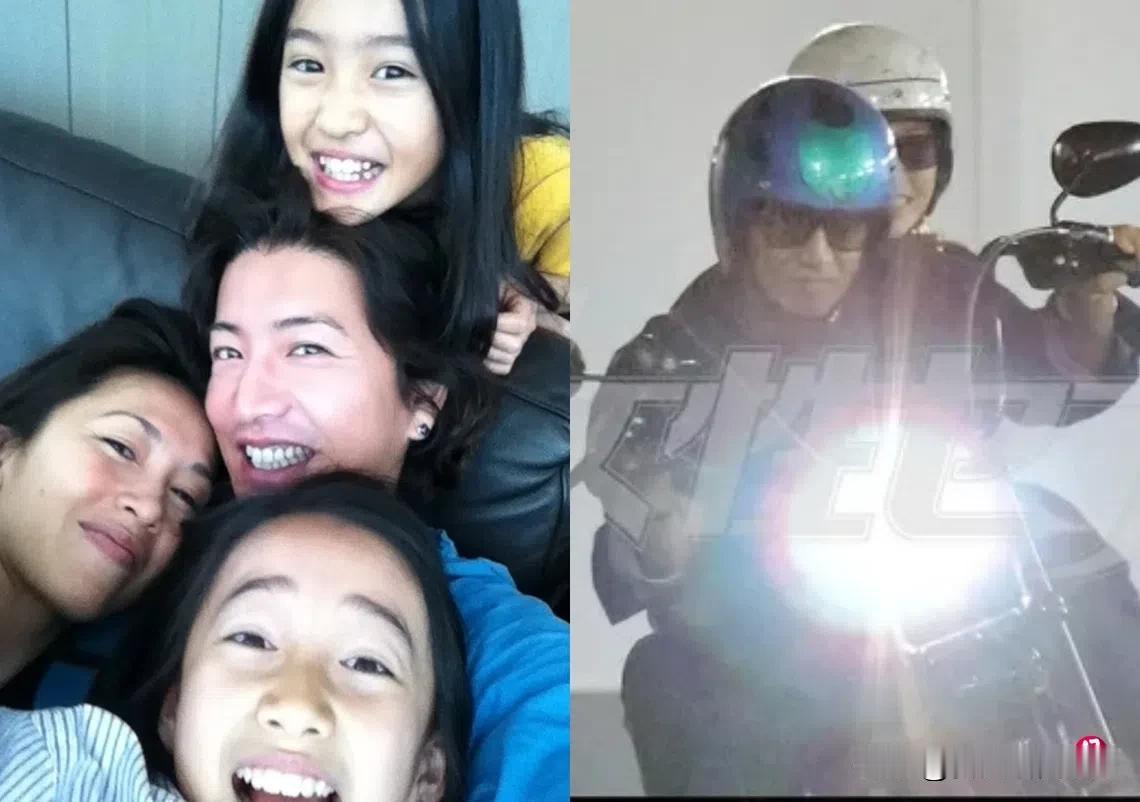 木村拓哉53岁生日全家福曝光 电单车载爱女酷倒380万网民
木村拓哉两爱女晒全家