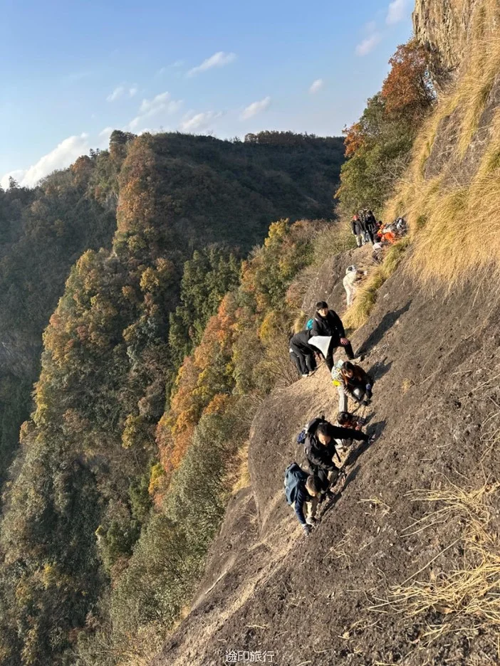 野攀初体验 诸暨呼狗崖徒步