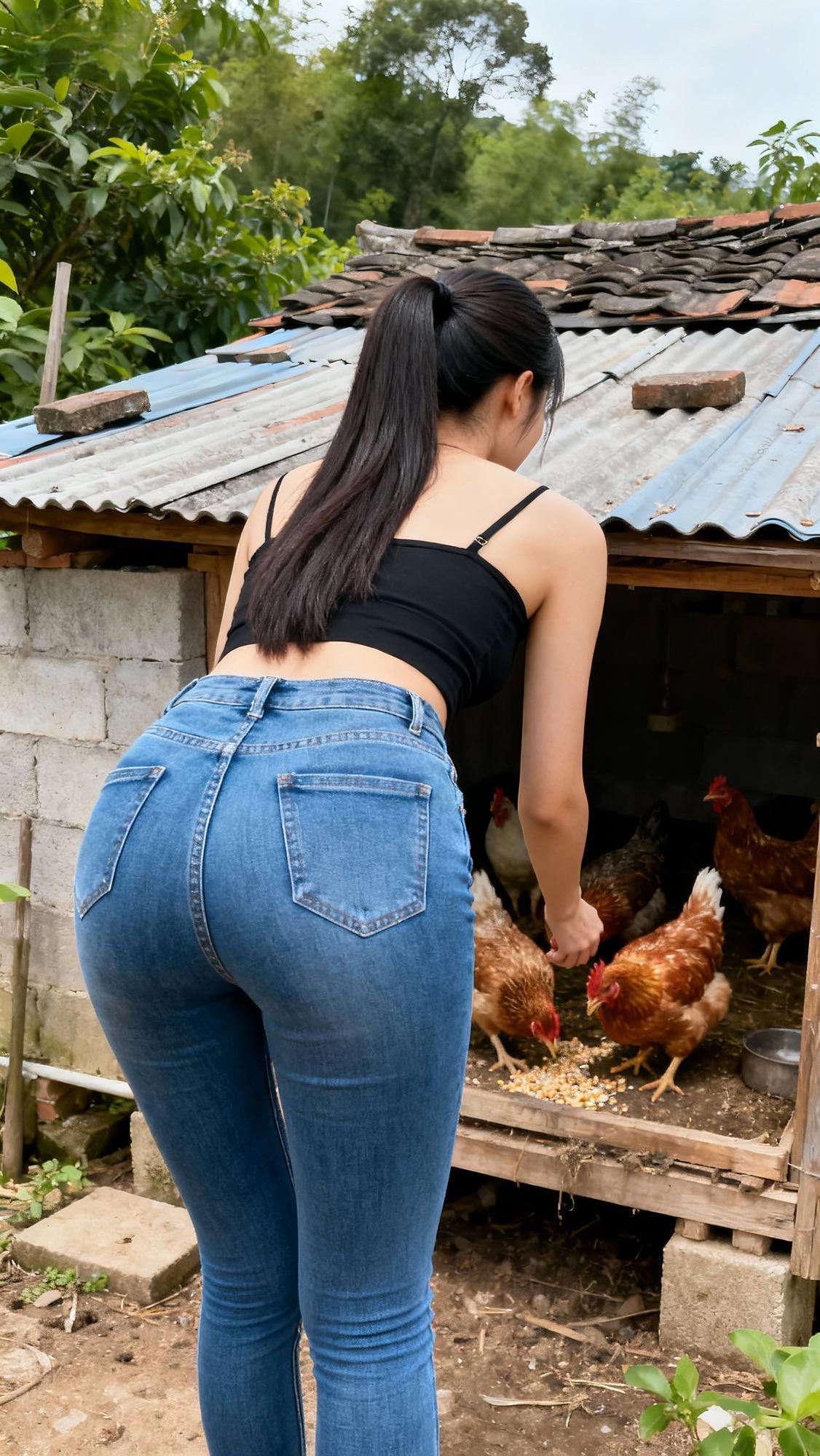 喂鸡了🐔鸡 喂都喂饱了