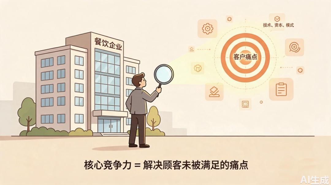 真正的竞争力，是解决顾客未被满足的需求

德鲁克说，企业的唯一目的是创造顾客。而