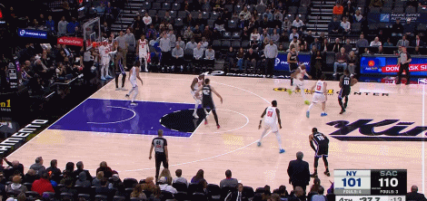 威少杀死比赛，晚安的一球，太帅了国王vs尼克斯