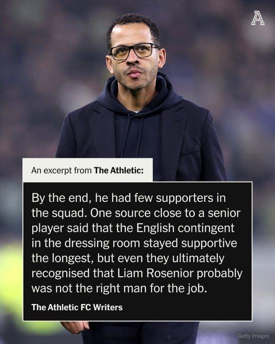 【TA社评：罗塞尼尔下课】长期以来，切尔西一直热衷于支持利亚姆-罗塞尼尔。直到最