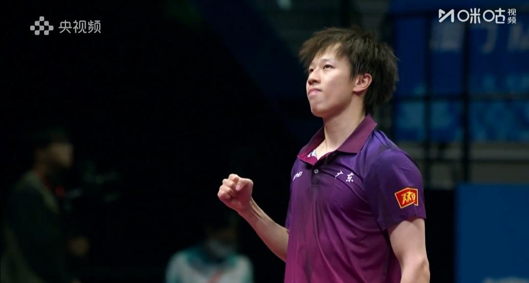 热烈祝贺粤队“诗和远方”刘诗雯/林高远、“老将”组合夺得全运会乒乓球混合双打冠军