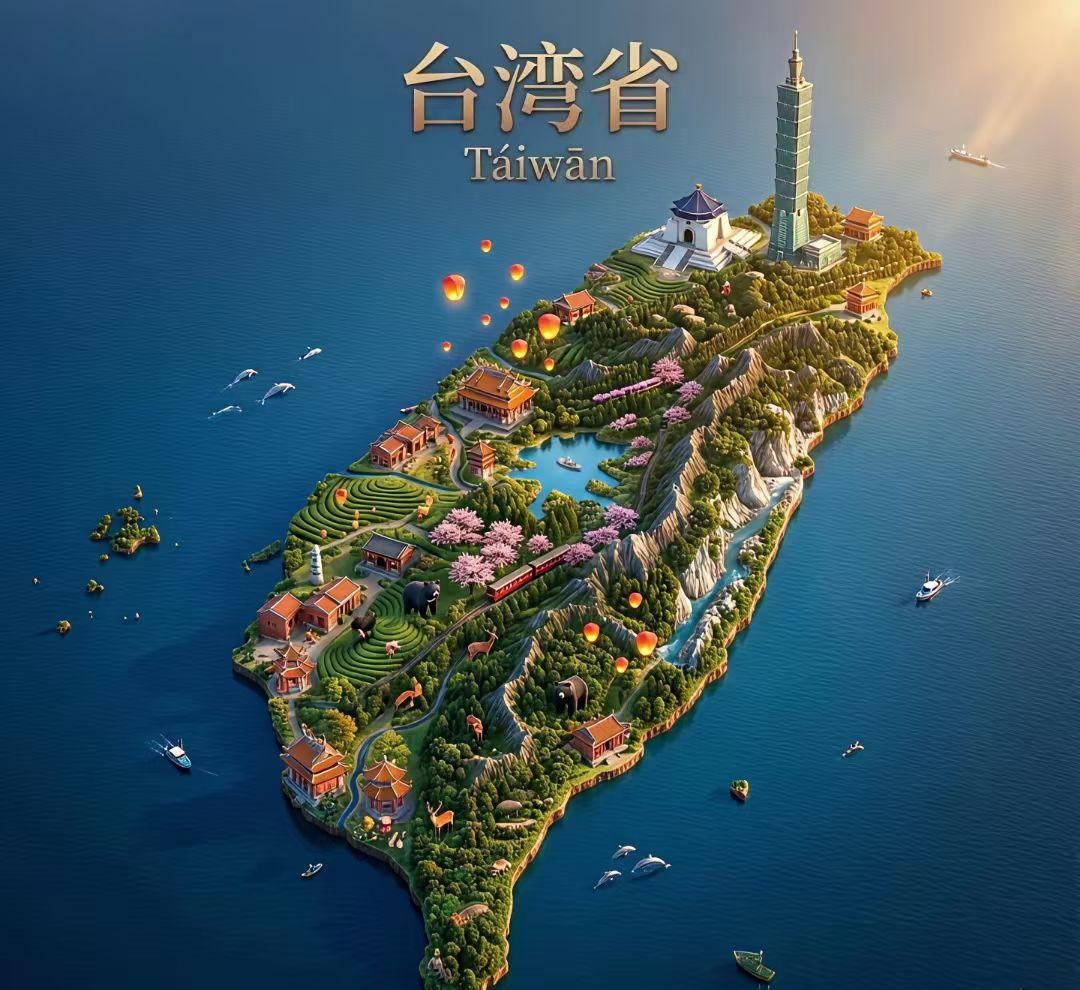 我想把这幅台湾地图送给东部战区，也许解放台湾的时候用的上。

当然，除了地图之外