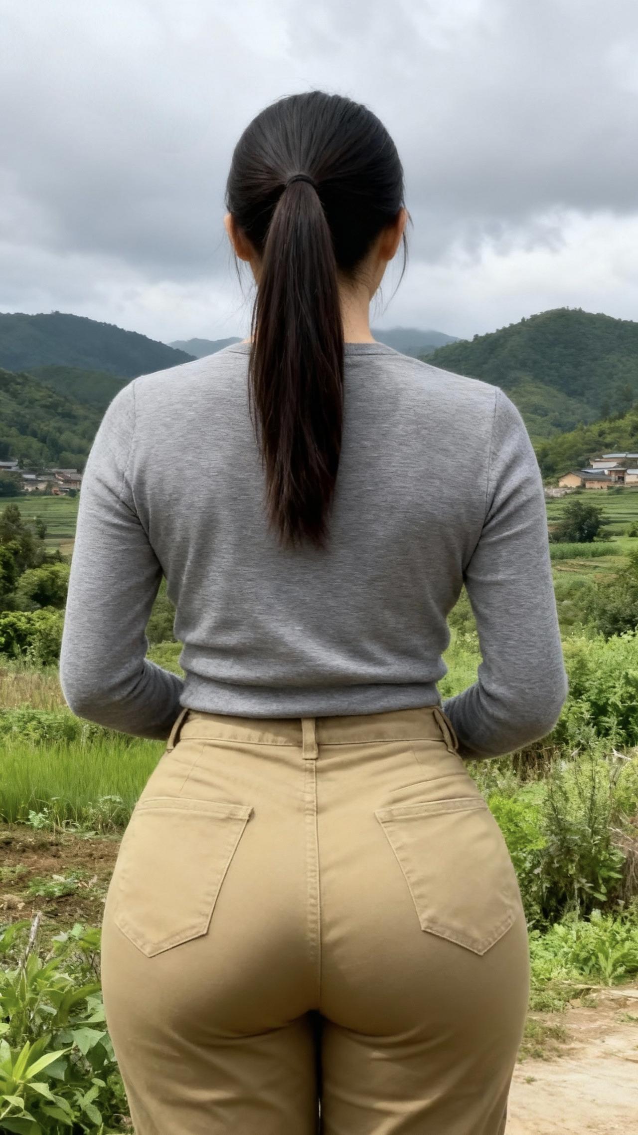 性感翘臀完美身材