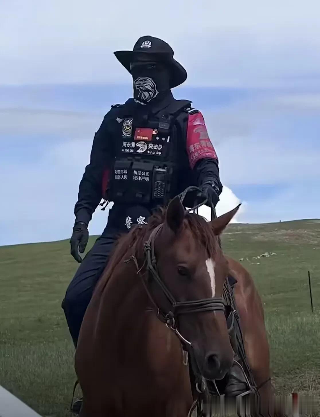 好帅！来自呼伦贝尔草原的“骑警” ​​​，
/这个是呼伦贝尔市陈巴尔虎旗（旗，相