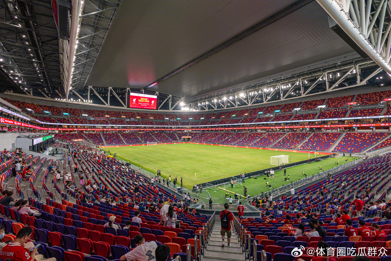 公开训练进行时ing🏃‍让浦看看谁在现场👀🙋‍利物浦2025利物浦香港季前