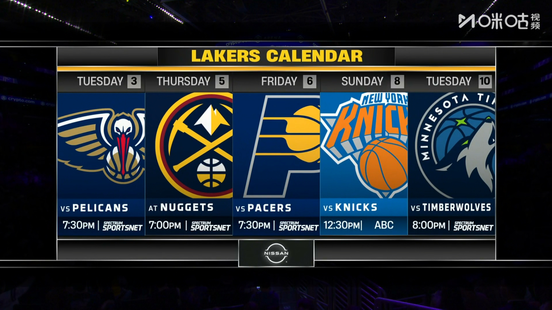 预测一下湖人接下来的战绩？后五场将对阵：鹈鹕，掘金，步行者，尼克斯以及森林狼。国