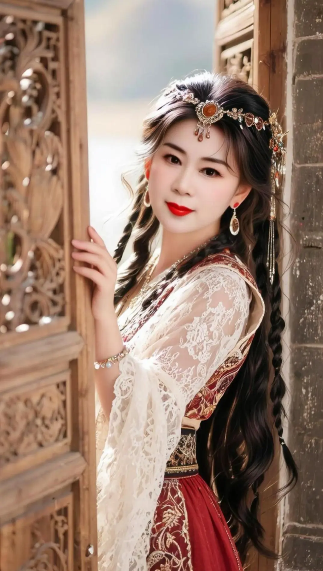 AI西域风情照 ai创作